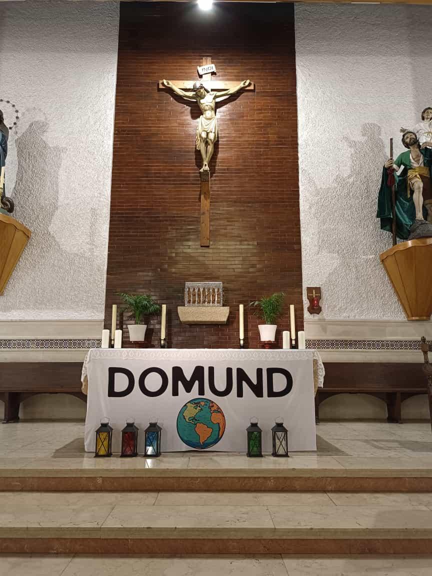 Vigilia de oración misionera en la parroquia de San Cristóbal, en Ronda // J. VILLANUEVA