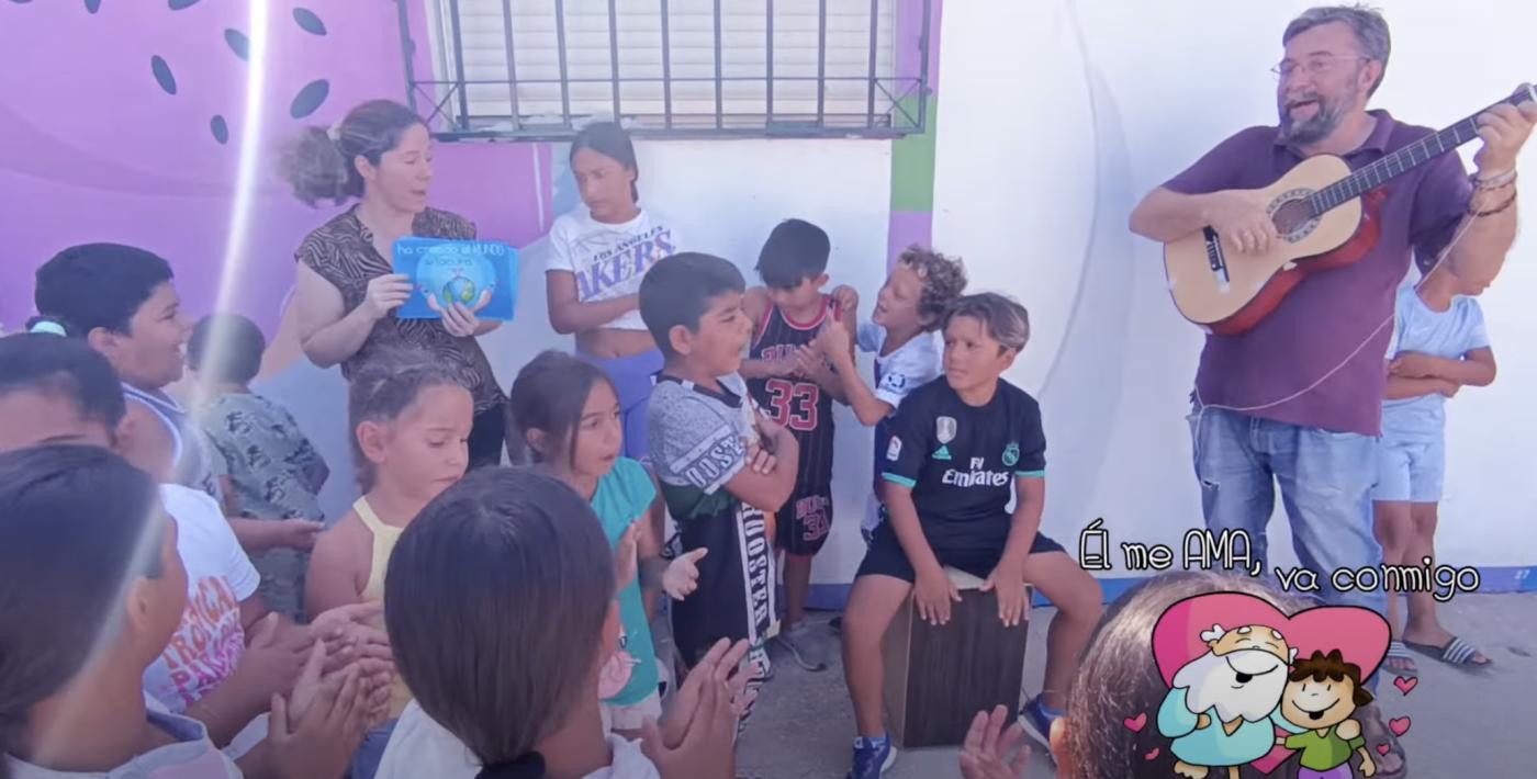 El colegio María de la O celebra la patrona de la música con una rumba dedicada a Dios