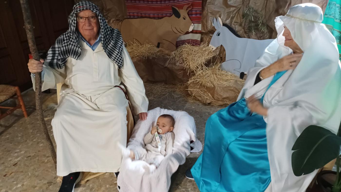 Belén Viviente en la Residencia de Madre Carmen