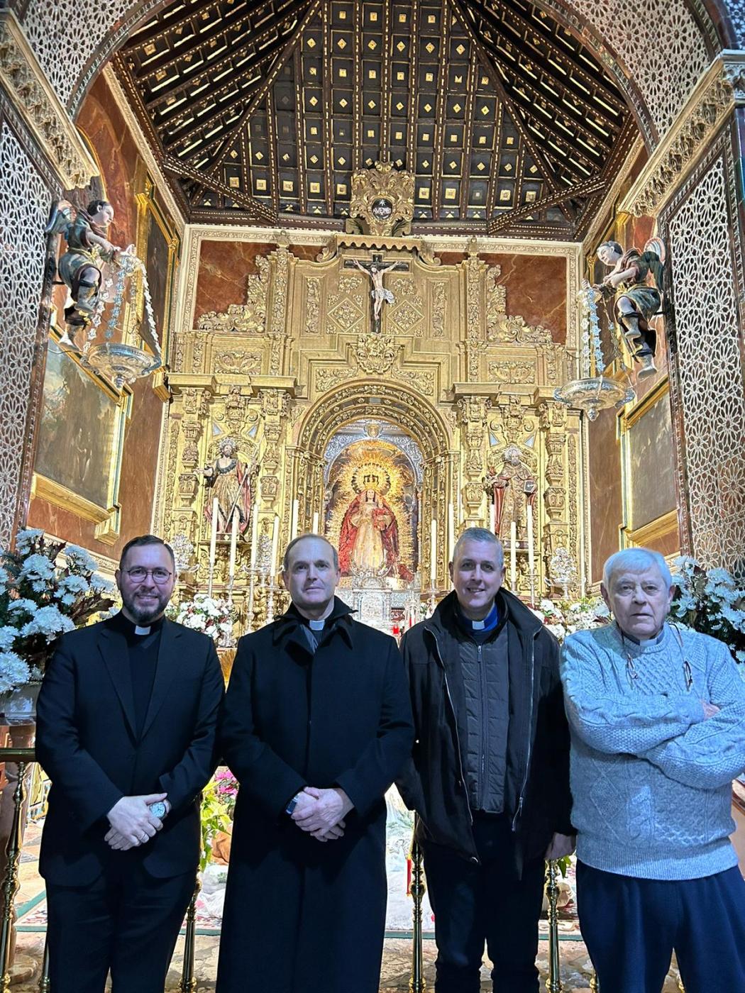 Ponentes en el III Encuentro Fraterno Don Antonio Gamboa en el Santuario de la Virgen de los Remedios de Olvera