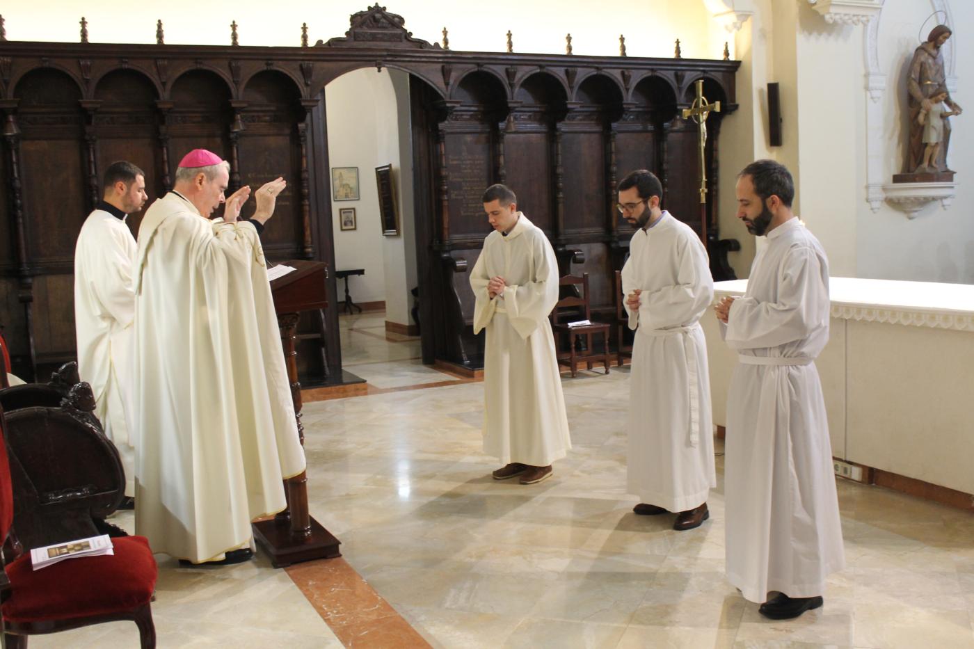 José Francisco, José Ignacio y Antonio han sido admitidos a órdenes