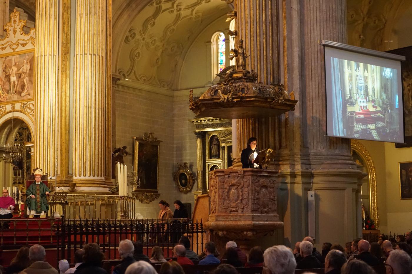 Clausura del centenario del fundador de las Misioneras Identes en la Catedral de Málaga