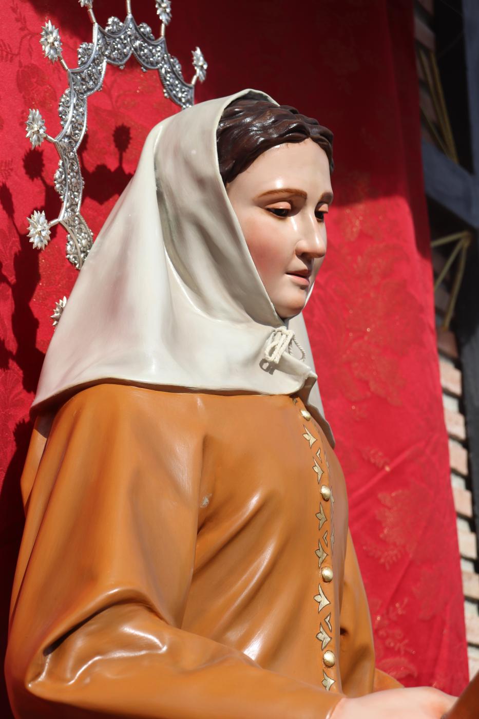 Benamocarra acoge una nueva imagen de santa María de la Cabeza