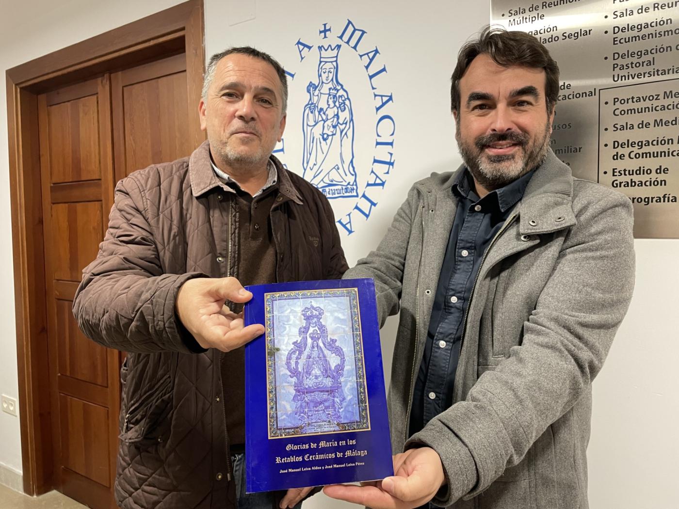 José Manuel Leiva: «Uno de los mosaicos con la Virgen de la Victoria se encuentra en un edificio frente al Estadio de la Rosaleda»