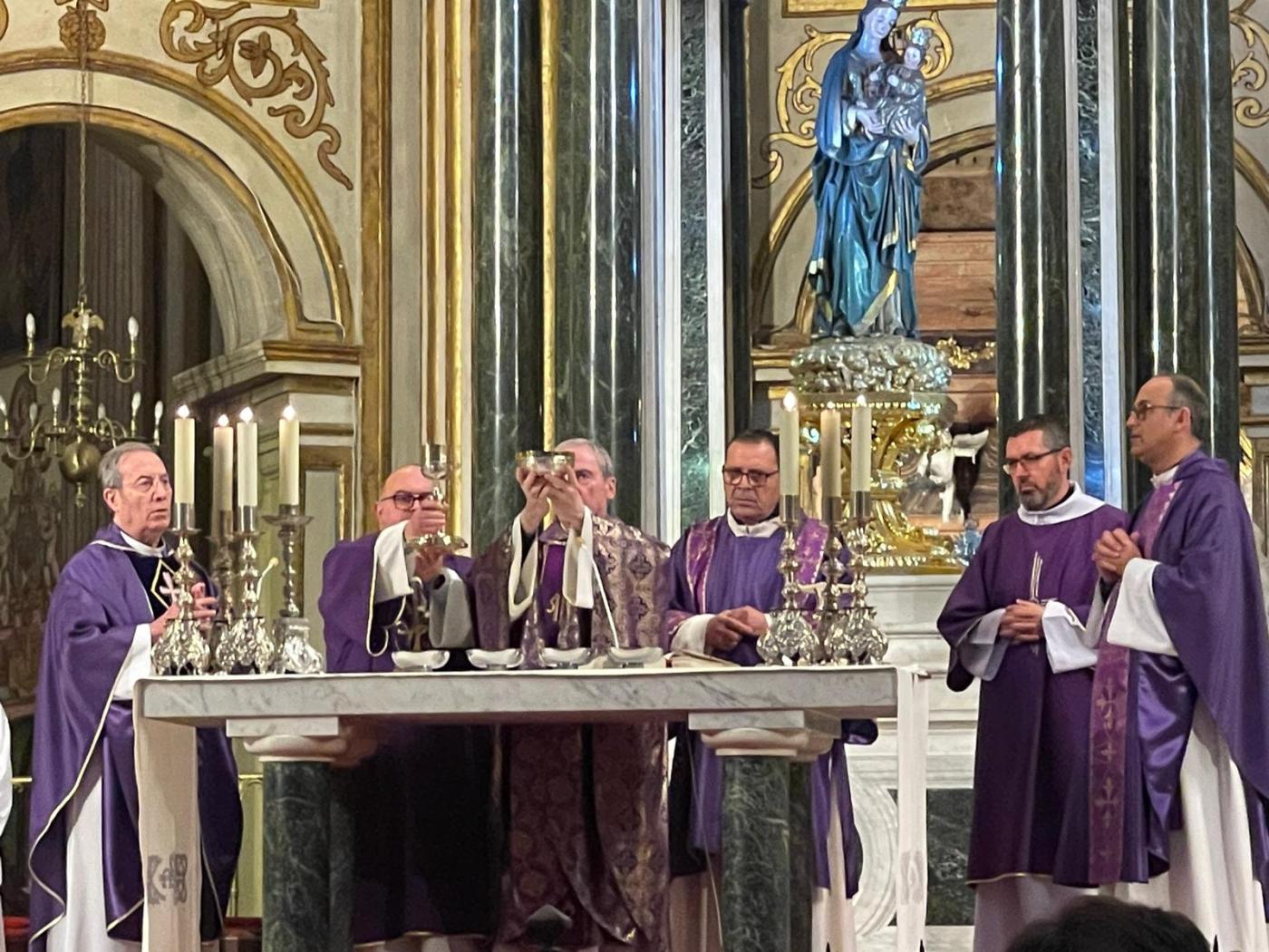 El arciprestazgo de Fuengirola-Torremolinos visita al Sr. Obispo