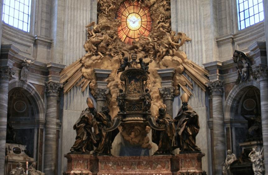 La Cátedra de San Pedro, el asiento más incómodo