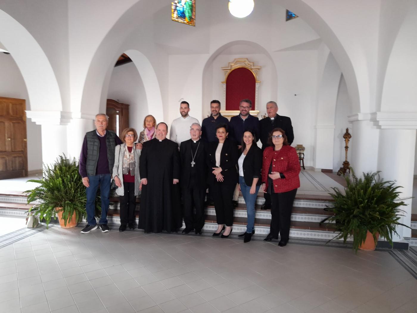 «El momento más emotivo de la Visita... la acogida de los niños a D. Jesús»