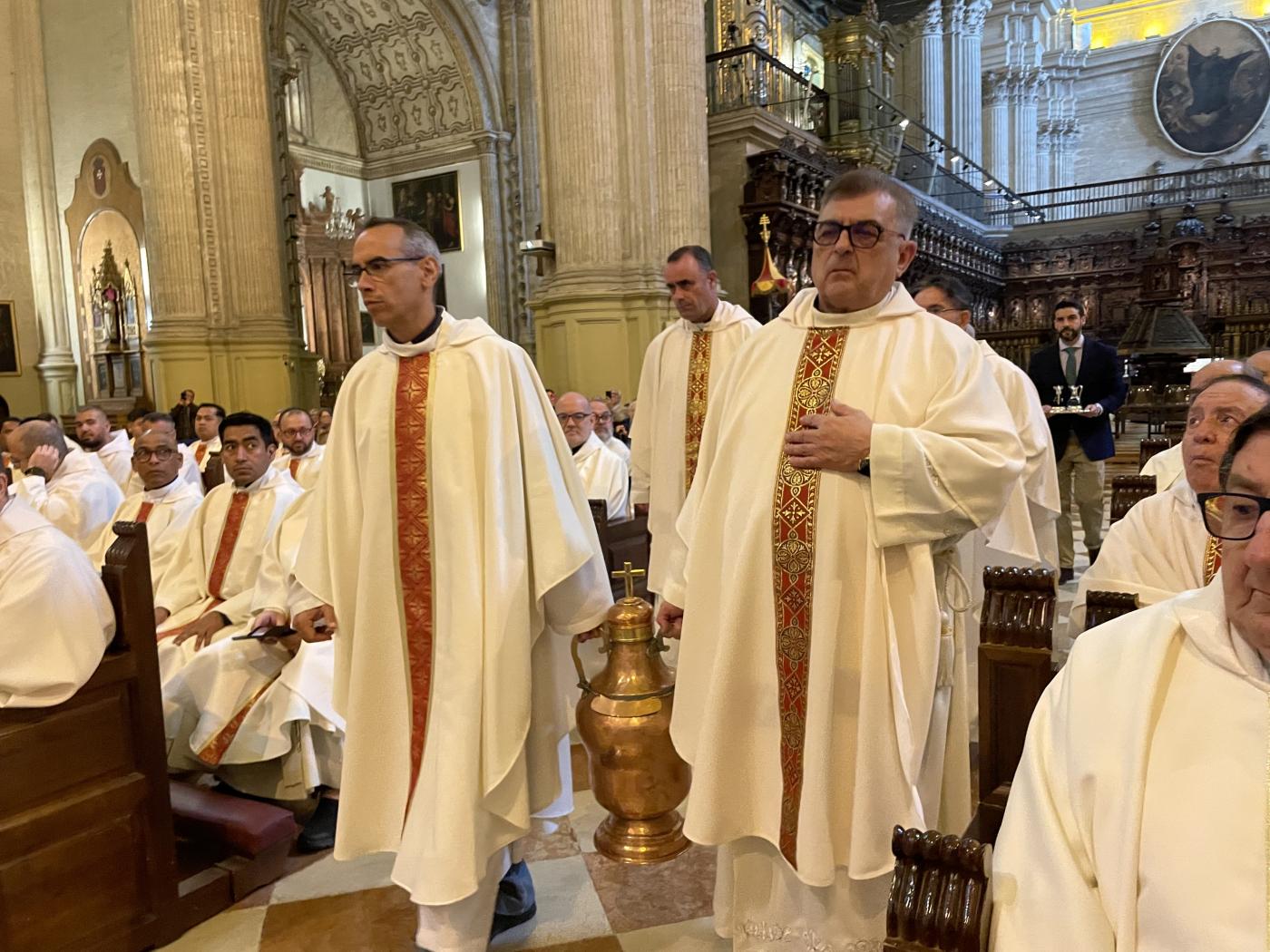 Misa Crismal 2024 en la Catedral de Málaga // E. LLAMAS