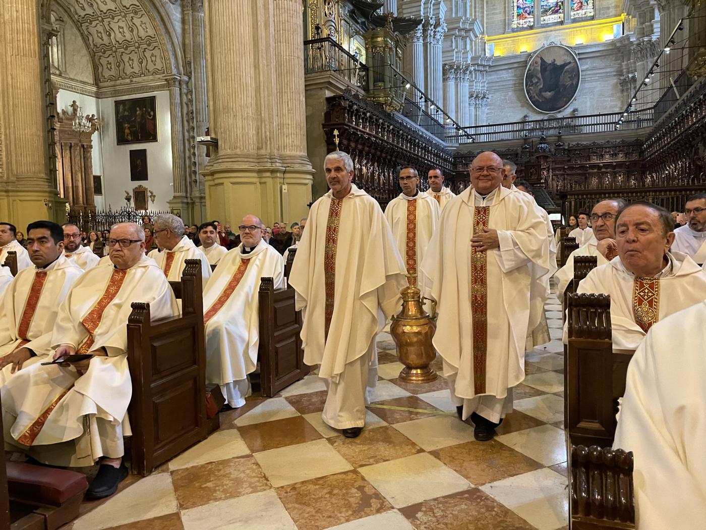 Misa Crismal 2024 en la Catedral de Málaga // E. LLAMAS