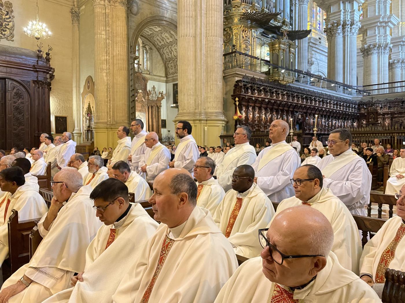 Misa Crismal 2024 en la Catedral de Málaga // E. LLAMAS