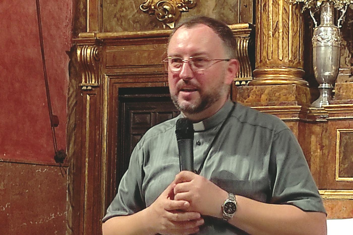 Andriy Havlich, misionero oblato en Ucrania J DUR&aacute;N