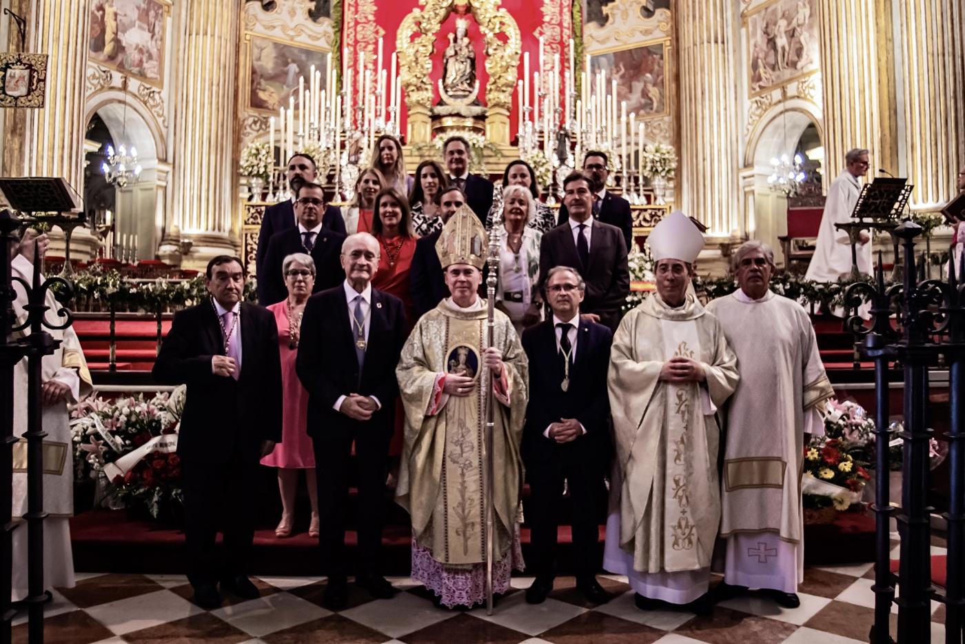 Misa Estacional en la festividad de Santa Mar&iacute;a de la Victoria 2024. FOTO: AYUNTAMIENTO DE M&aacute;LAGA