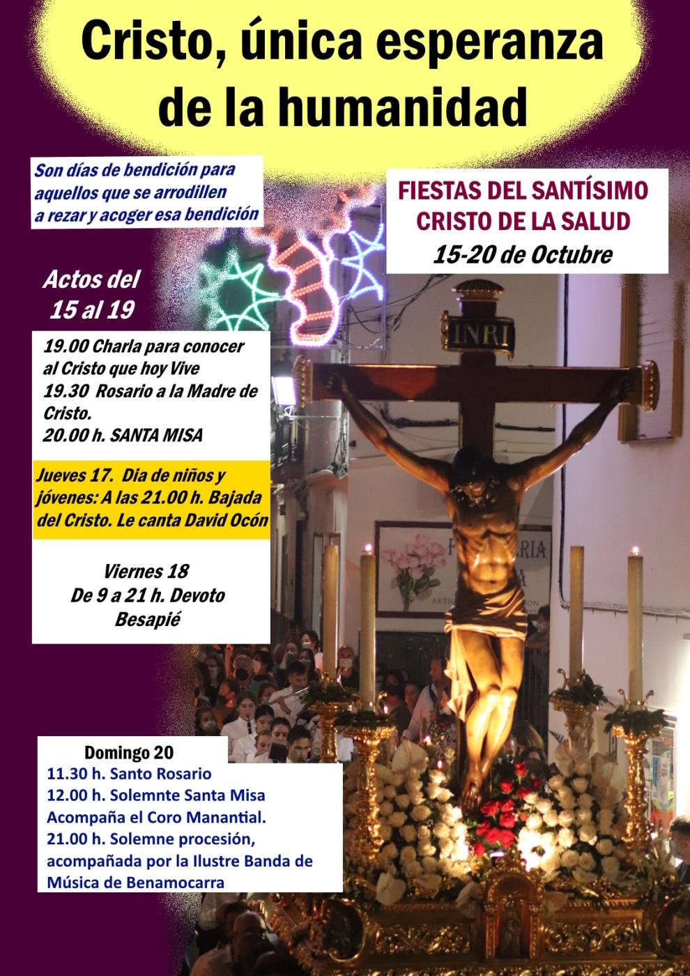 Benamocarra celebra a su patrón, el Cristo de la Salud