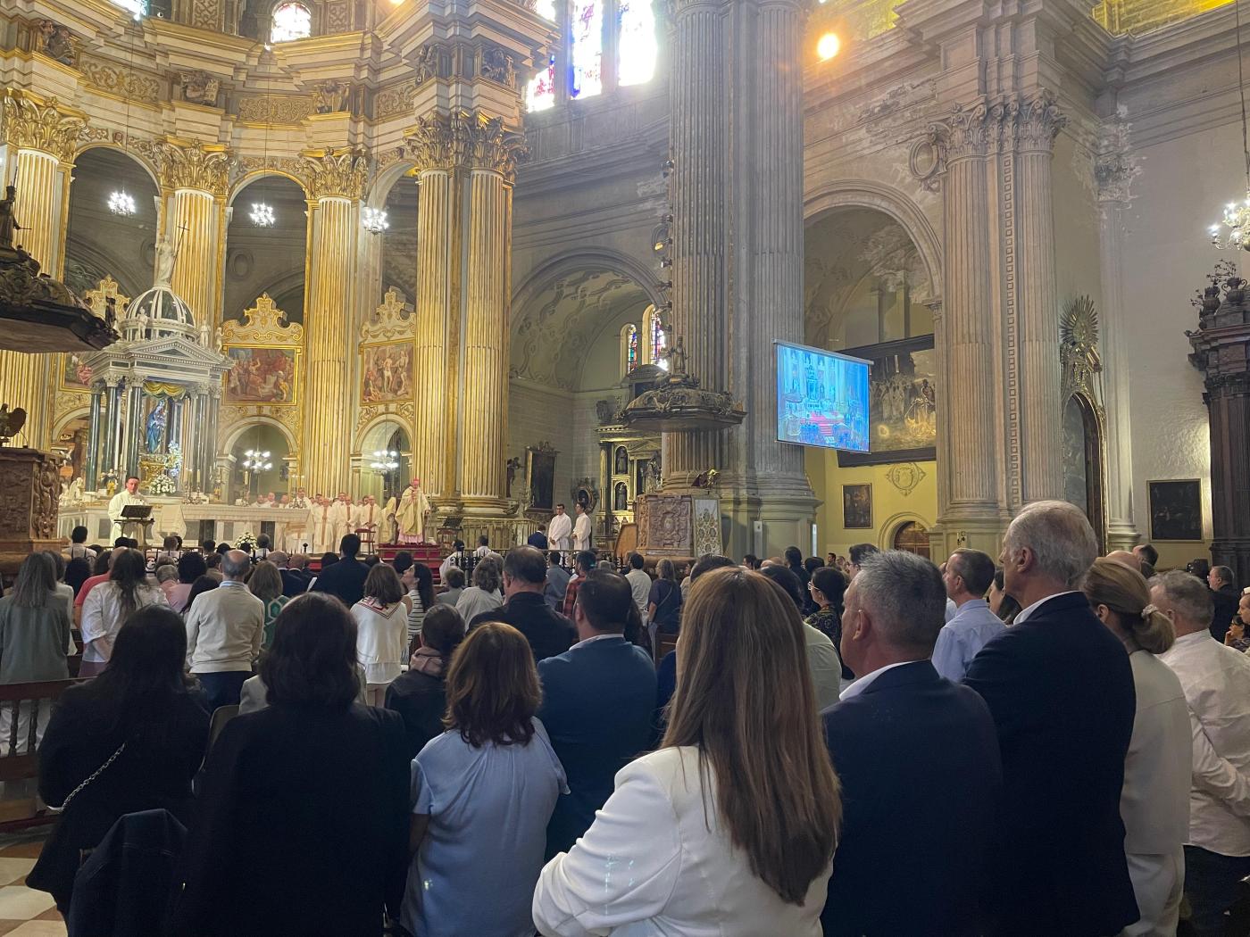 José Ignacio, José Francisco y Antonio, futuros diáconos de la Iglesia de Málaga