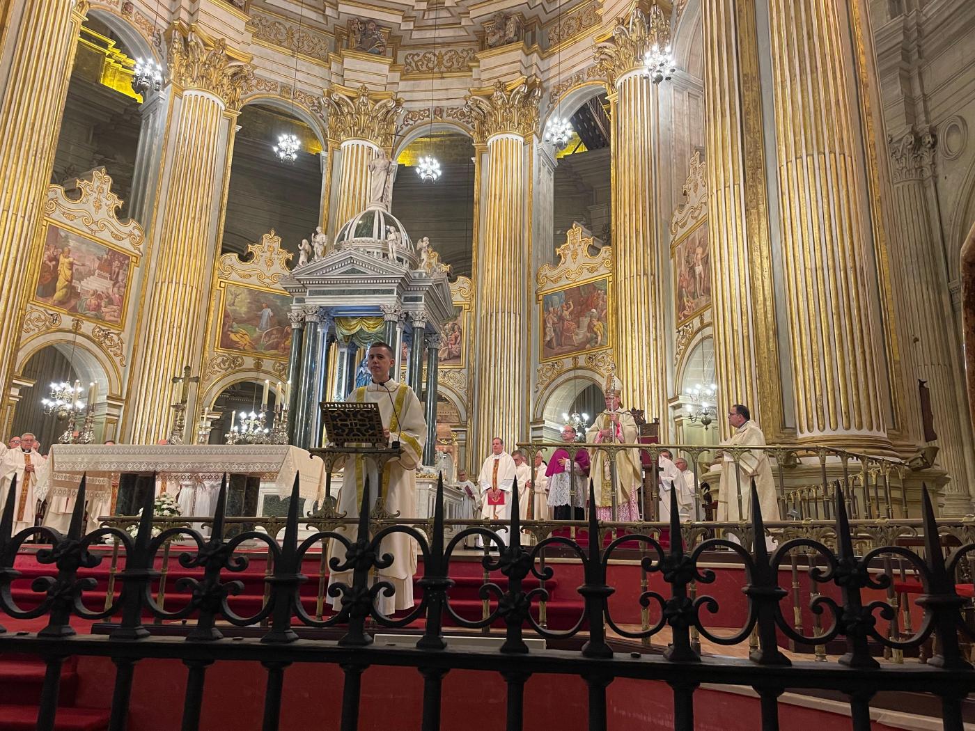 José Ignacio, José Francisco y Antonio, futuros diáconos de la Iglesia de Málaga