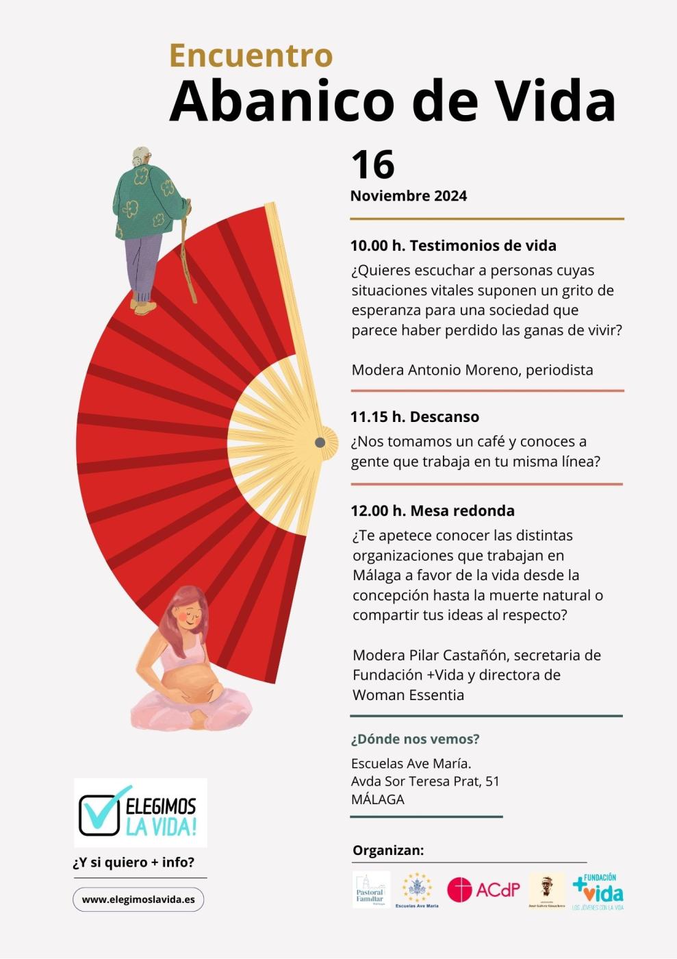 Cartel del encuentro "Elegimos la Vida"