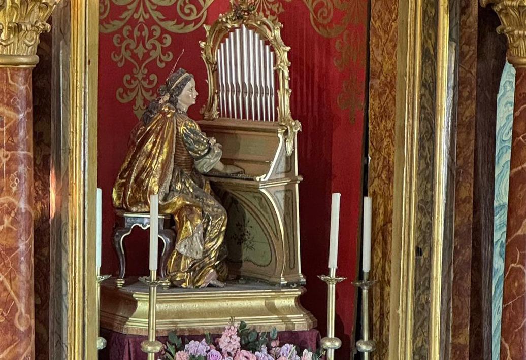 Santa Cecilia, música celestial