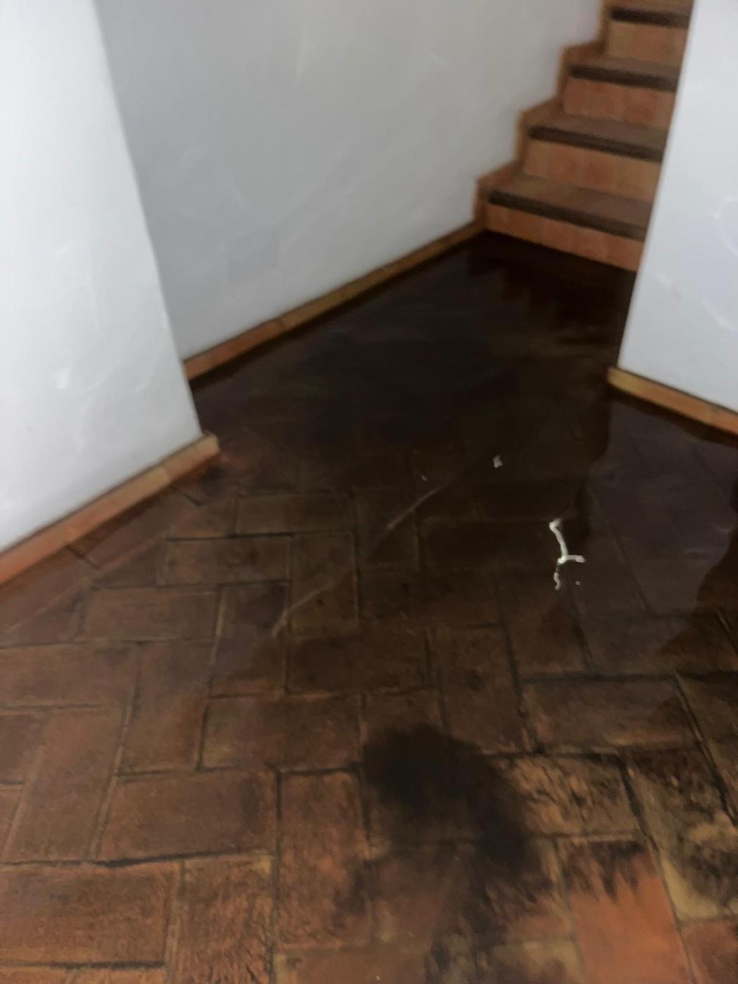 Entrada a los salones parroquiales del Carmen, en Málaga capital