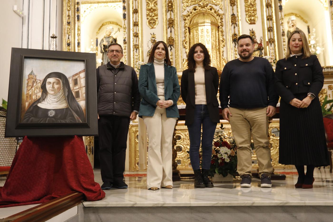 Archidona bendice el retrato de Madre María del Socorro, la religiosa Mínima que abre camino santidad