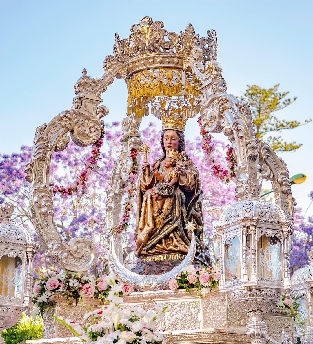 La Virgen de la Victoria peregrinará por las parroquias de los barrios históricos de Málaga