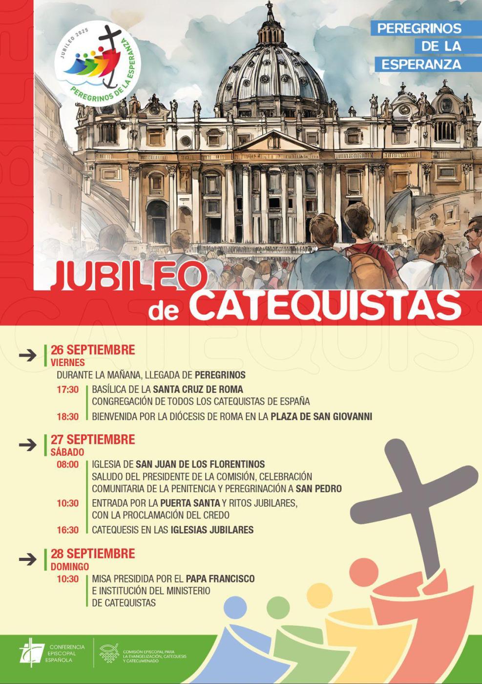 Catequistas peregrinan a Roma