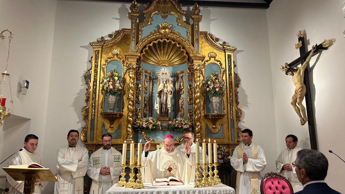 Bendición de la capilla del Carmen rehabilitada (La Cala del Moral-Rincón de la Victoria)