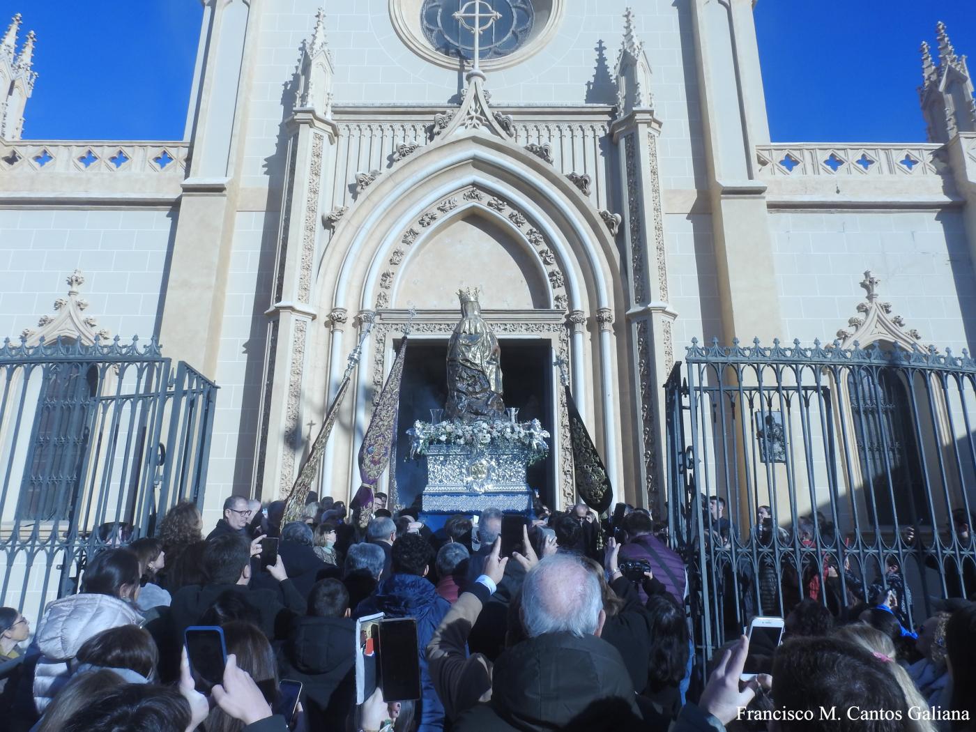 La Victoria, a su paso por la parroquia de San Pedro