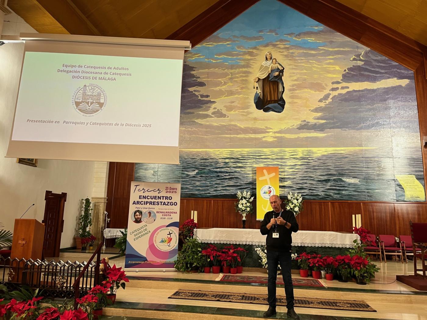 Patxi y Unai animaron el III Encuentro de Catequistas del arciprestazgo de Fuengirola-Torremolinos