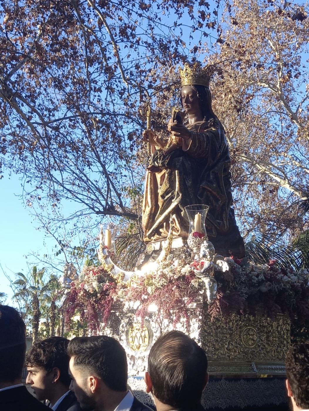 La Virgen en la parroquia de San Gabriel