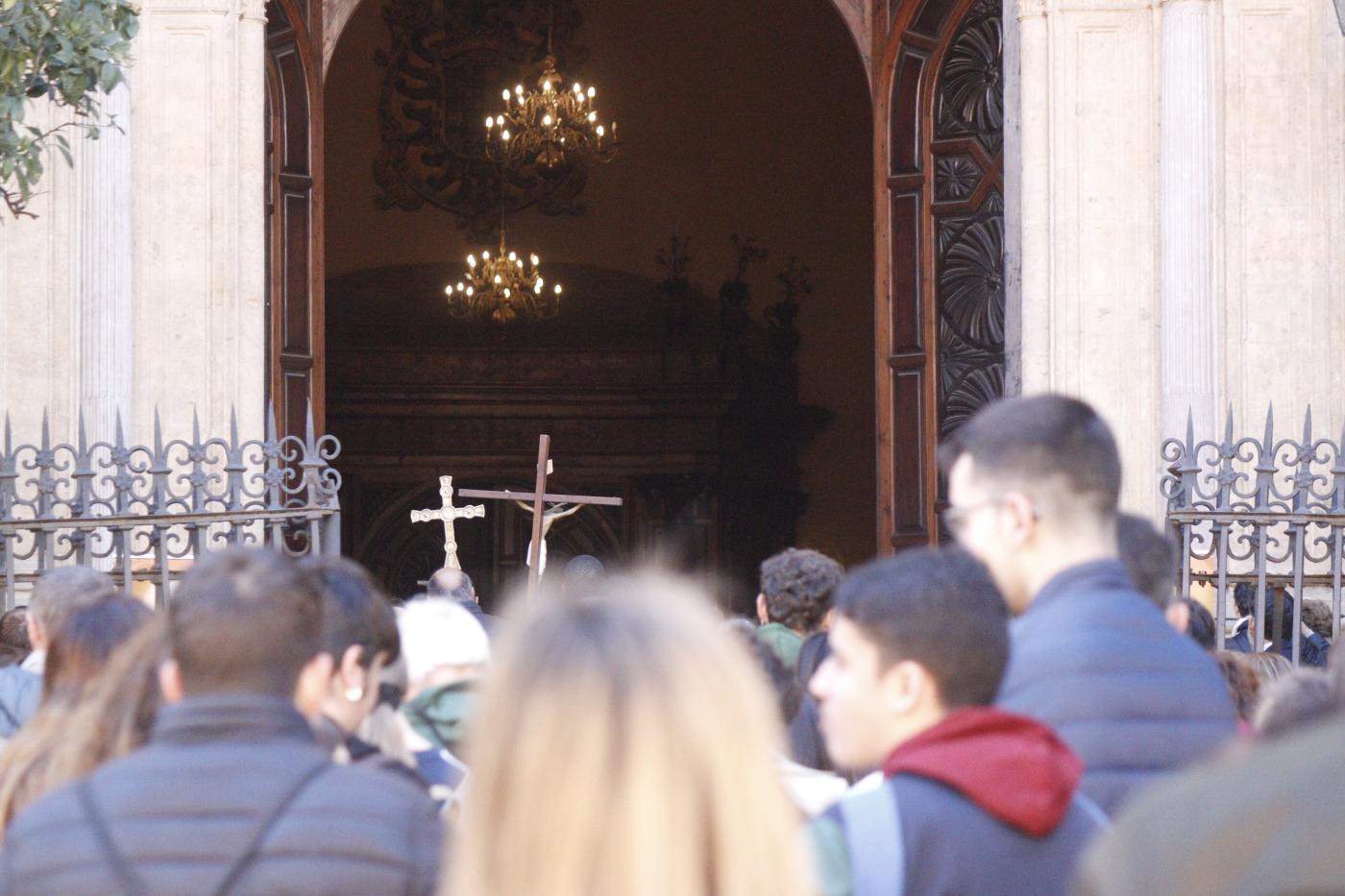 Los arciprestazgos de Álora y Coín han peregrinado a la Catedral de Málaga