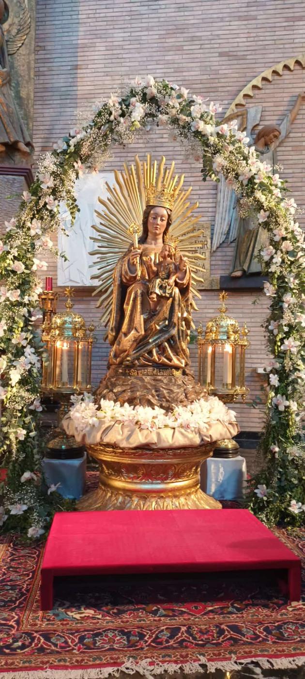 La Virgen en la parroquia de San Gabriel