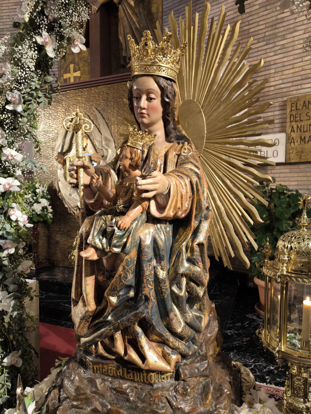 La Virgen en la parroquia de San Gabriel