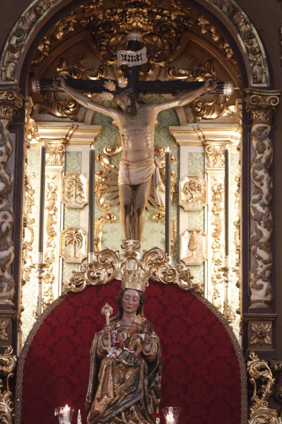 La Virgen, en la parroquia de San Juan Bautista
