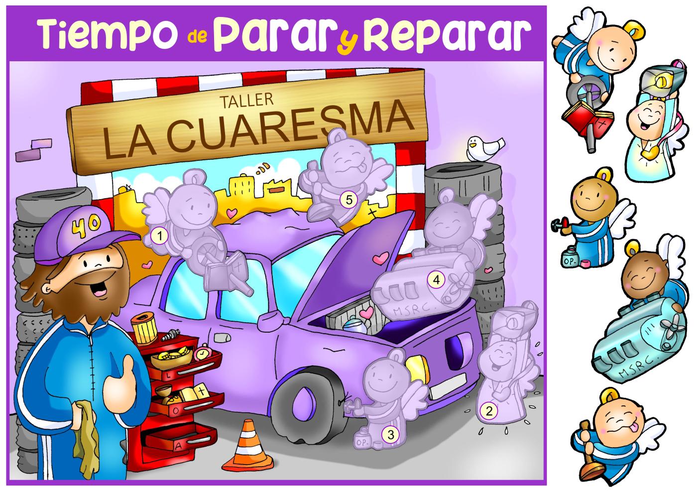 Fano y Unai nos invitan a parar y reparar en "El Taller de la Cuaresma"