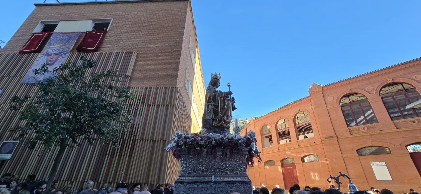 La llegada de la Patrona a la parroquia de San Gabriel, en Málaga