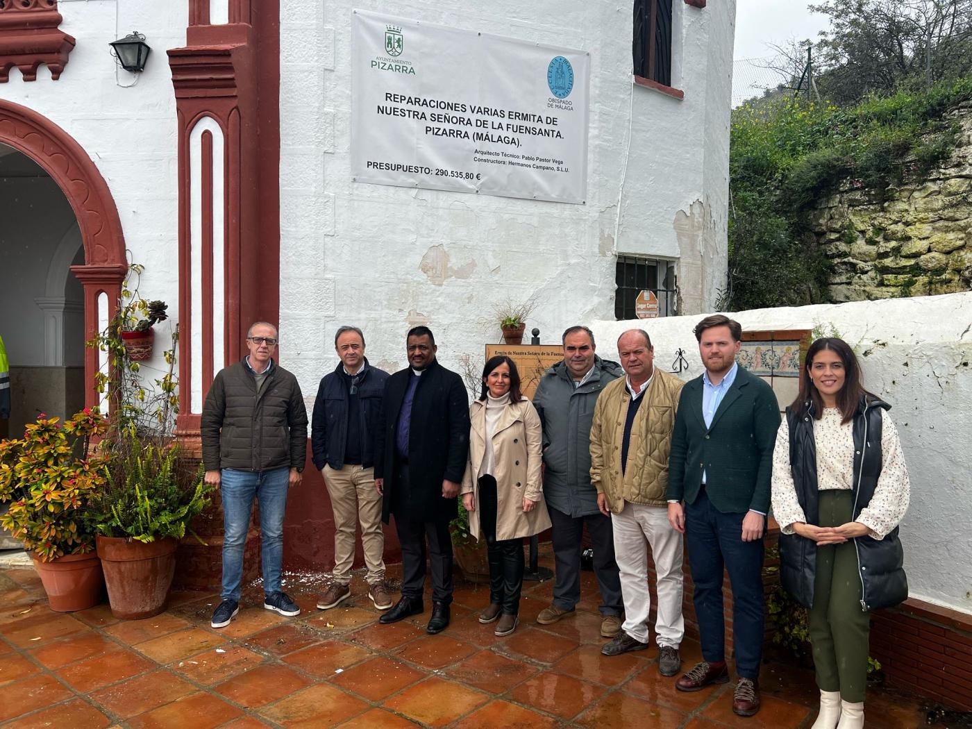 Inicio de la obra de rehabilitación de la ermita de Ntra. Sra. de la Fuensanta
