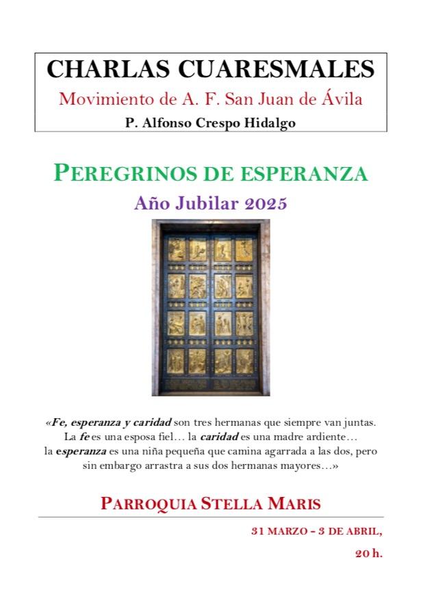 Charlas Cuaresmales del sacerdote Alfonso Crespo en la parroquia de Stella Maris