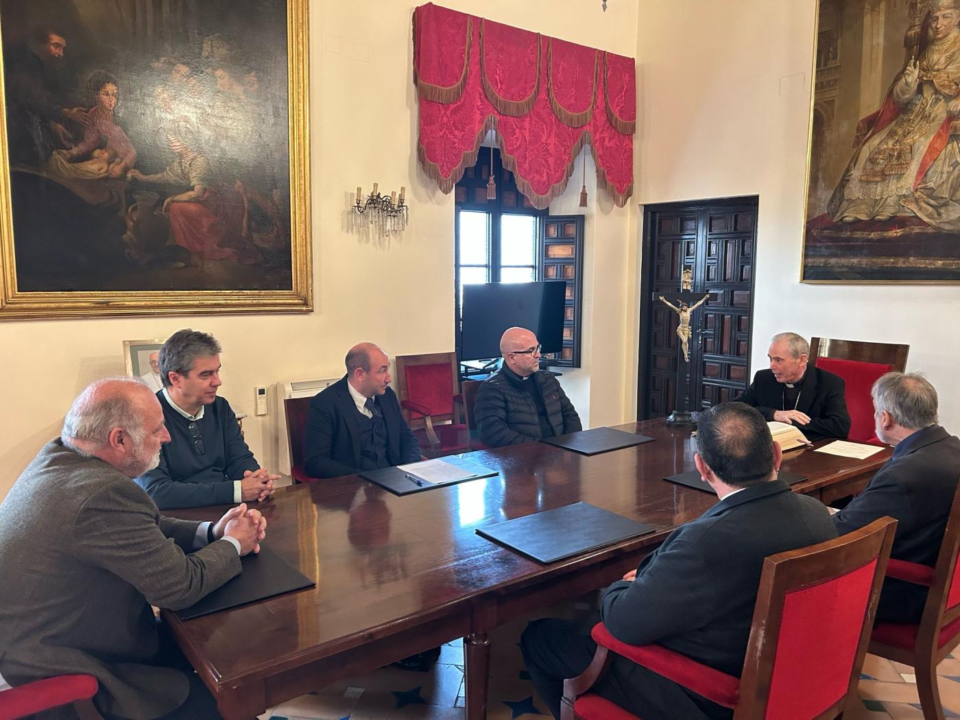 Juramento y profesión de fe del vice-canciller Alejandro Luque Torres