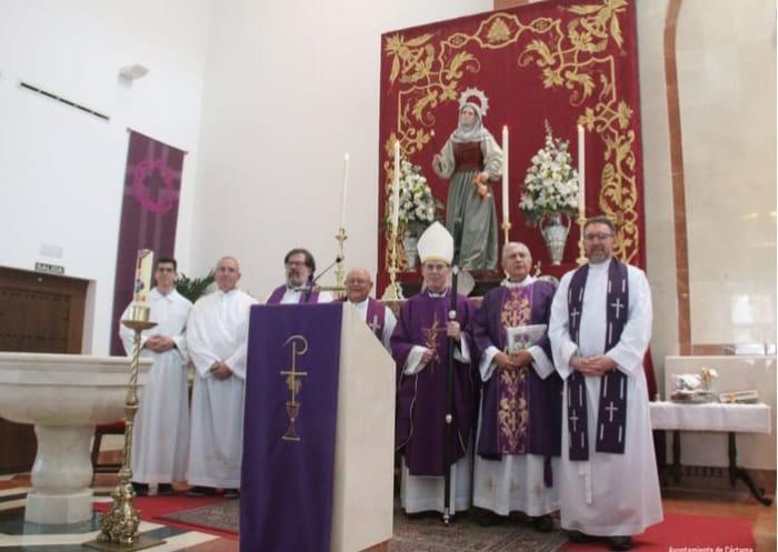 El Sr. Obispo ha bendecido la imagen de santa María de la Cabeza en Estación de Cártama