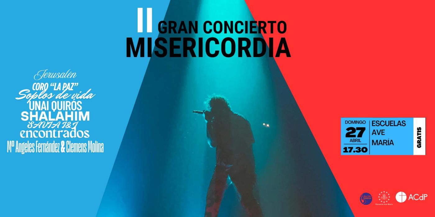 Cartel del Gran Concierto de la Misericordia