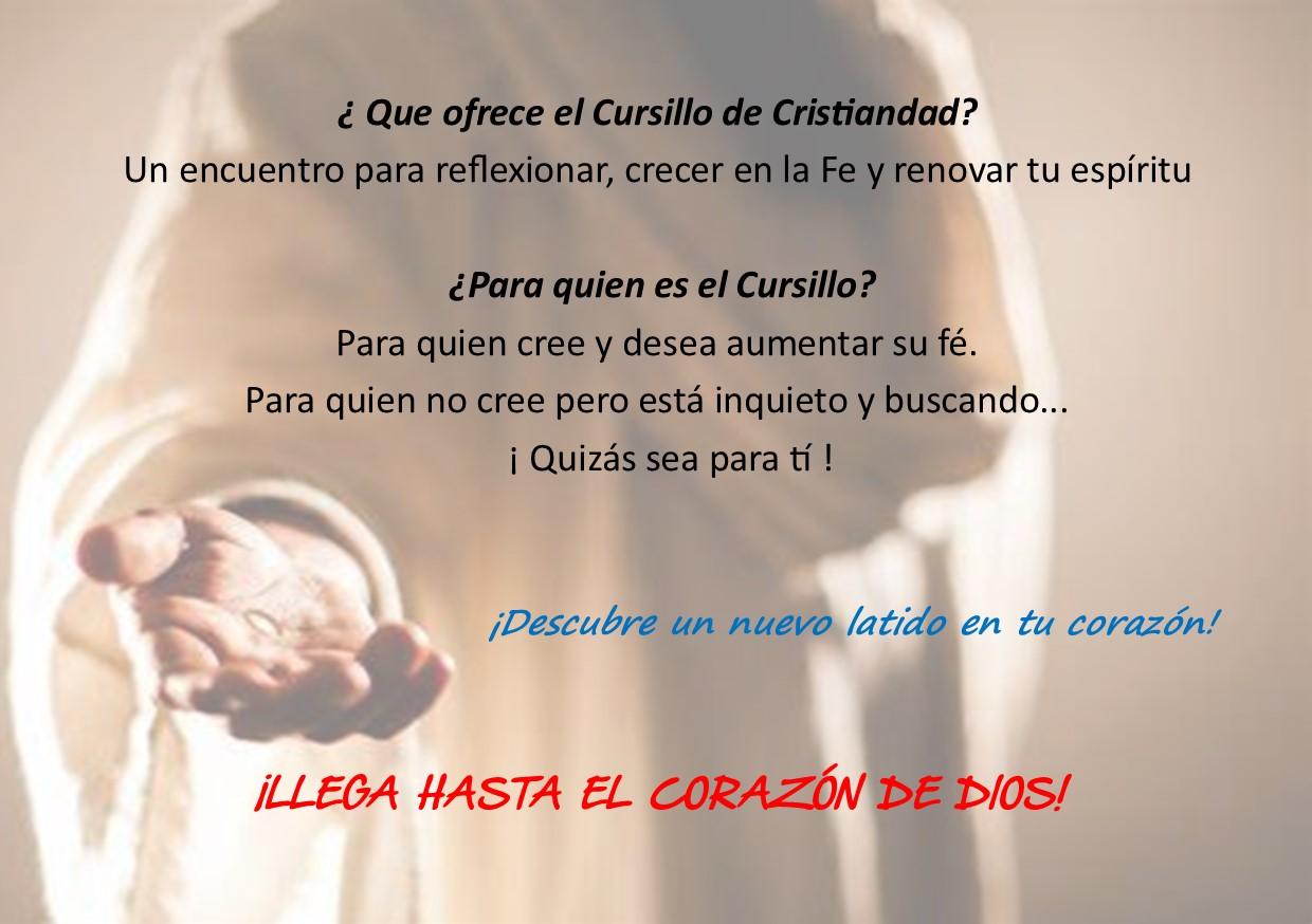 Próximo Cursillo de Cristiandad