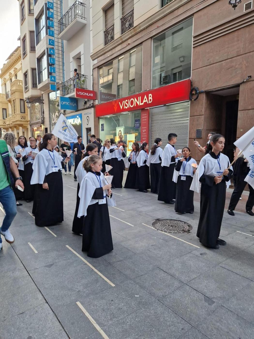 Escolanía Pueri Cantores de la Encarnación de Marbella en el encuentro nacional celebrado en Elche