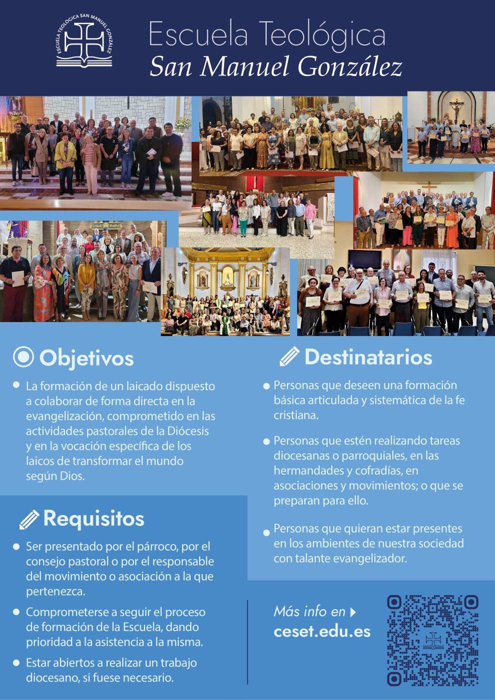 «Los alumnos aseguran que la Escuela Teológica los transforma para servir mejor»