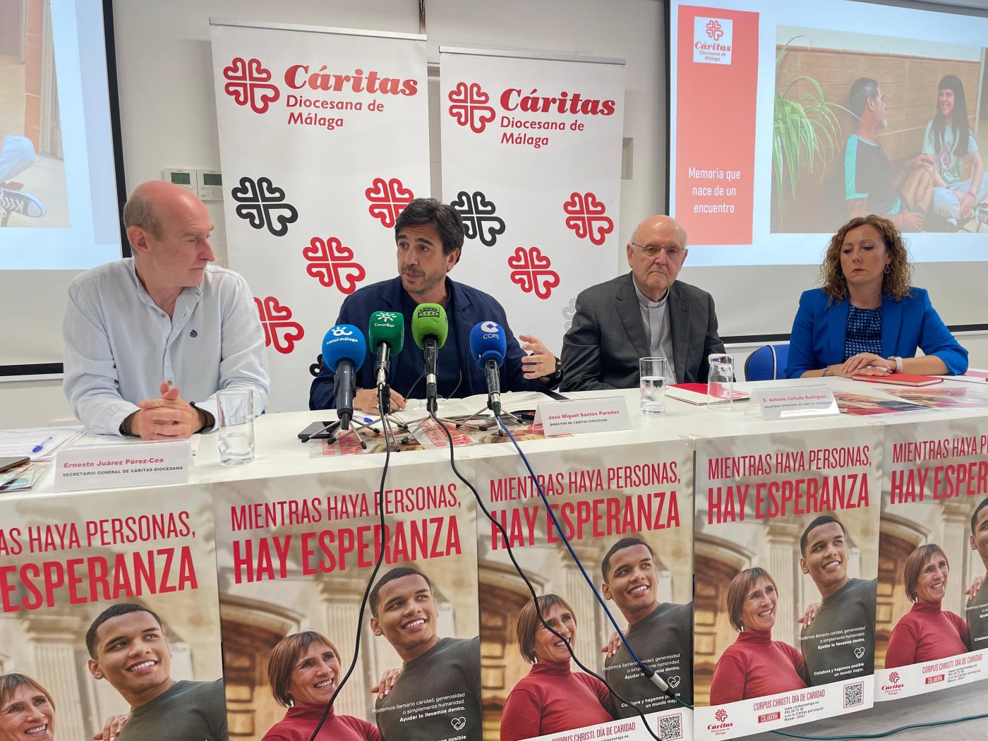 Rueda de prensa de presentación de la campaña y la memoria de Cáritas Diocesana // E. LLAMAS