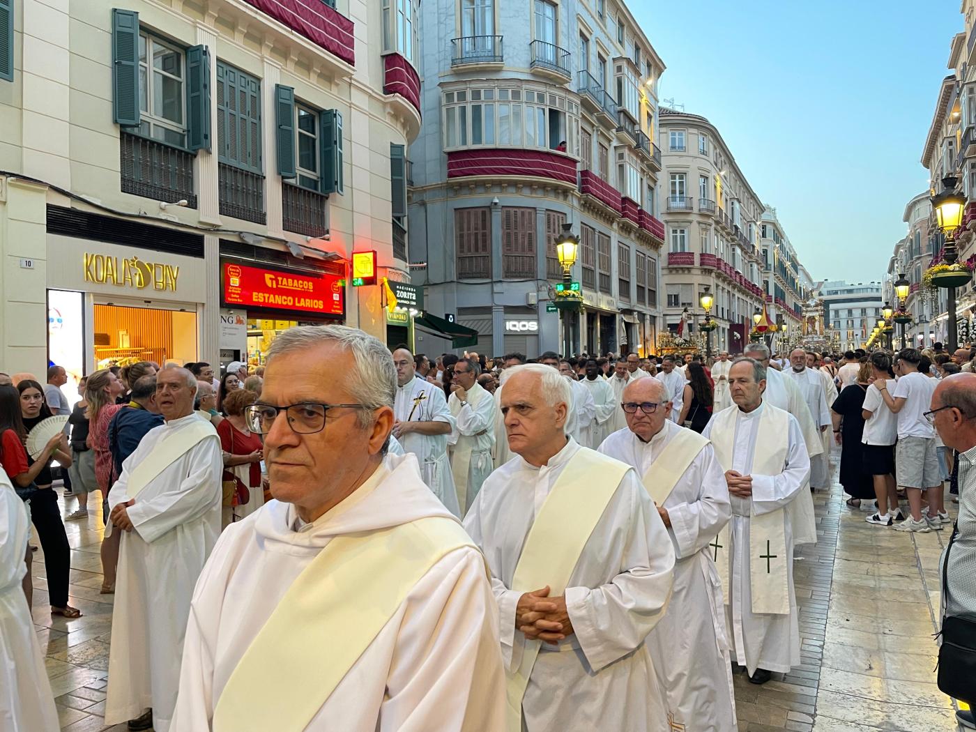 Imágenes de la procesión del Corpus Christi por las calles de Málaga