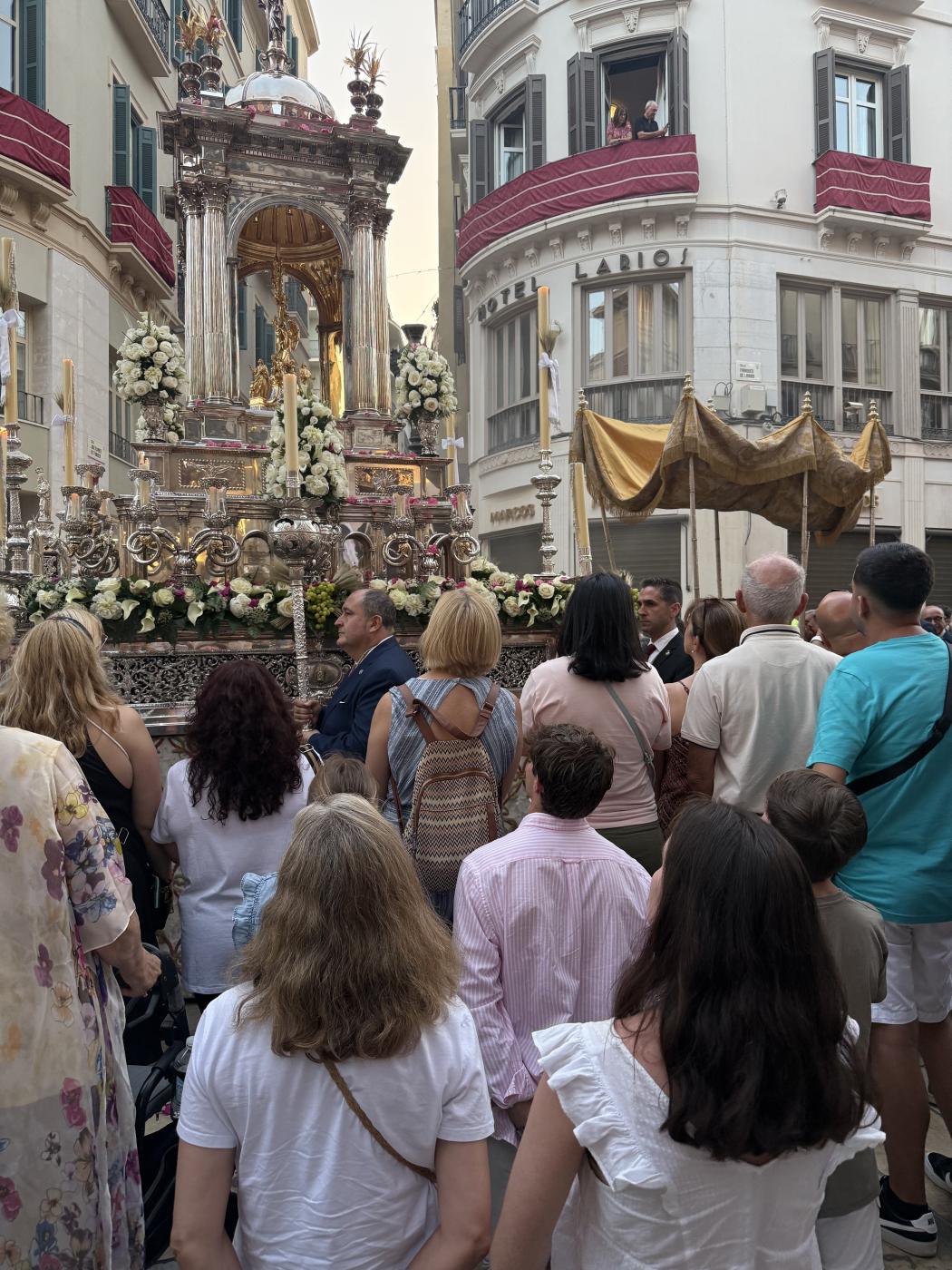 Imágenes de la procesión del Corpus Christi por las calles de Málaga