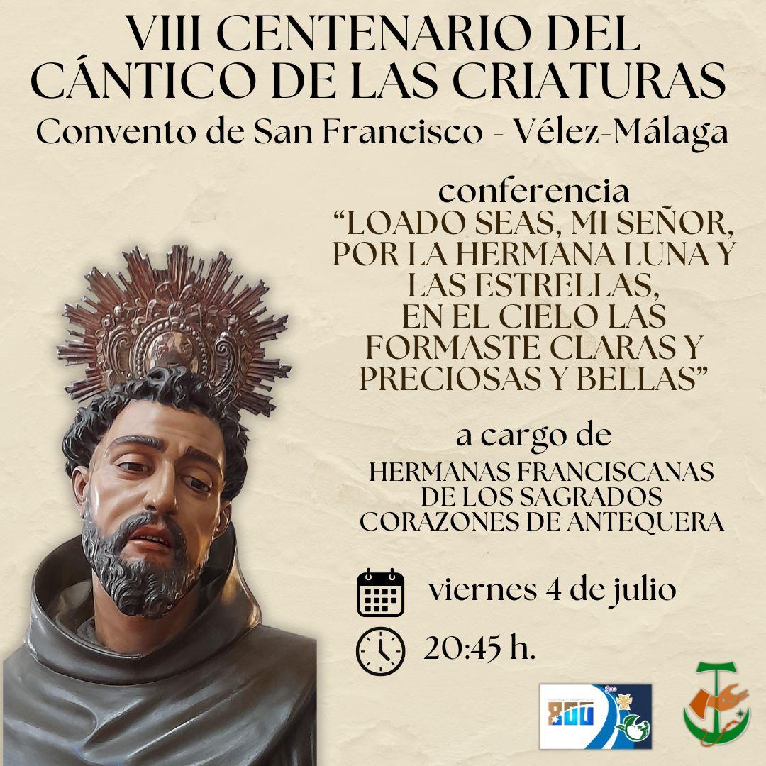 Esta noche, una nueva conferencia en el VIII Centenario del Cántico de las Criaturas