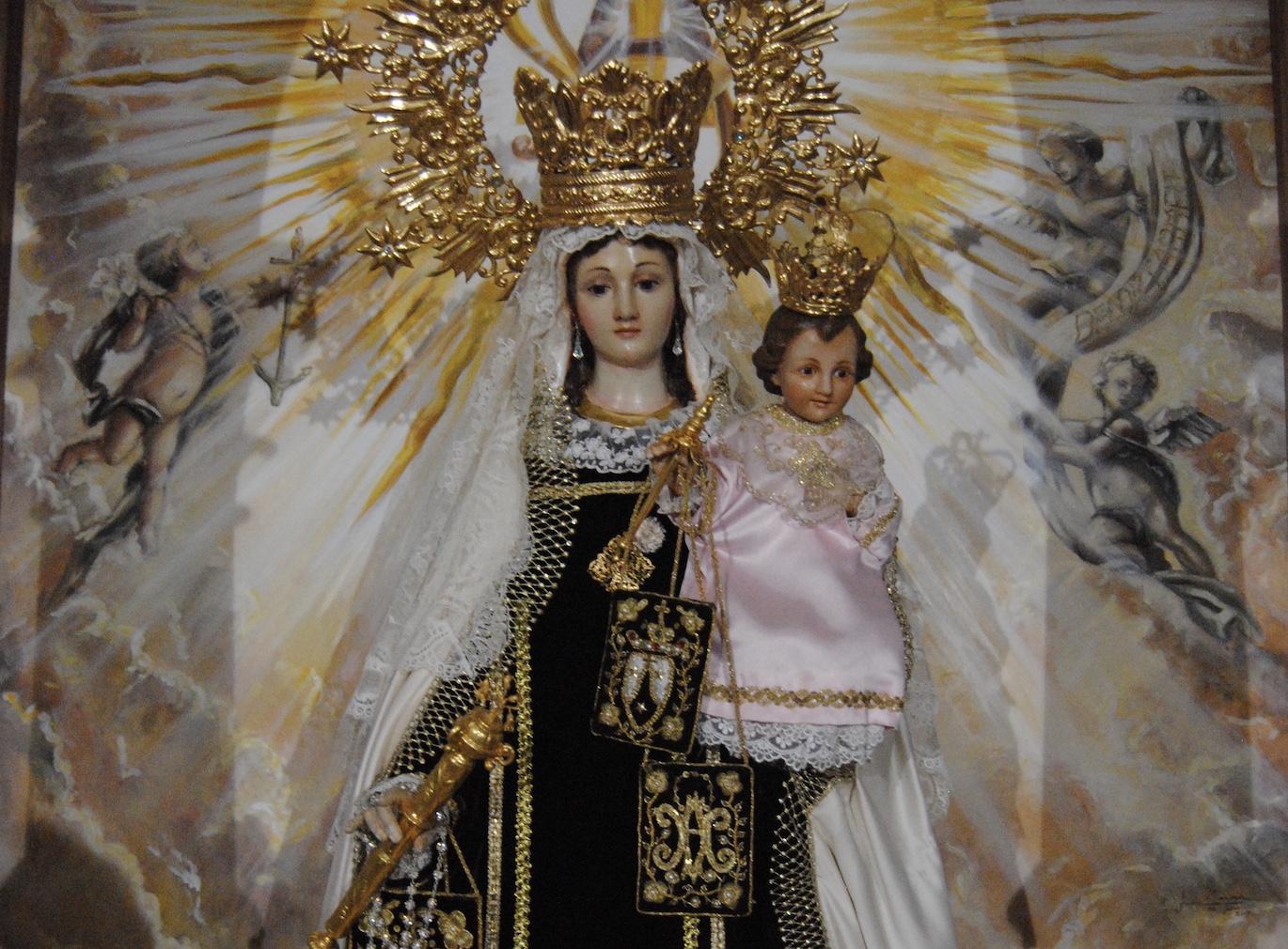 Imagen de la Virgen del Carmen, titular de la Hermandad de Rinc&oacute;n de la Victoria, que se venera en la parroquia y que saldr&aacute; en procesi&oacute;n el d&iacute;a 16