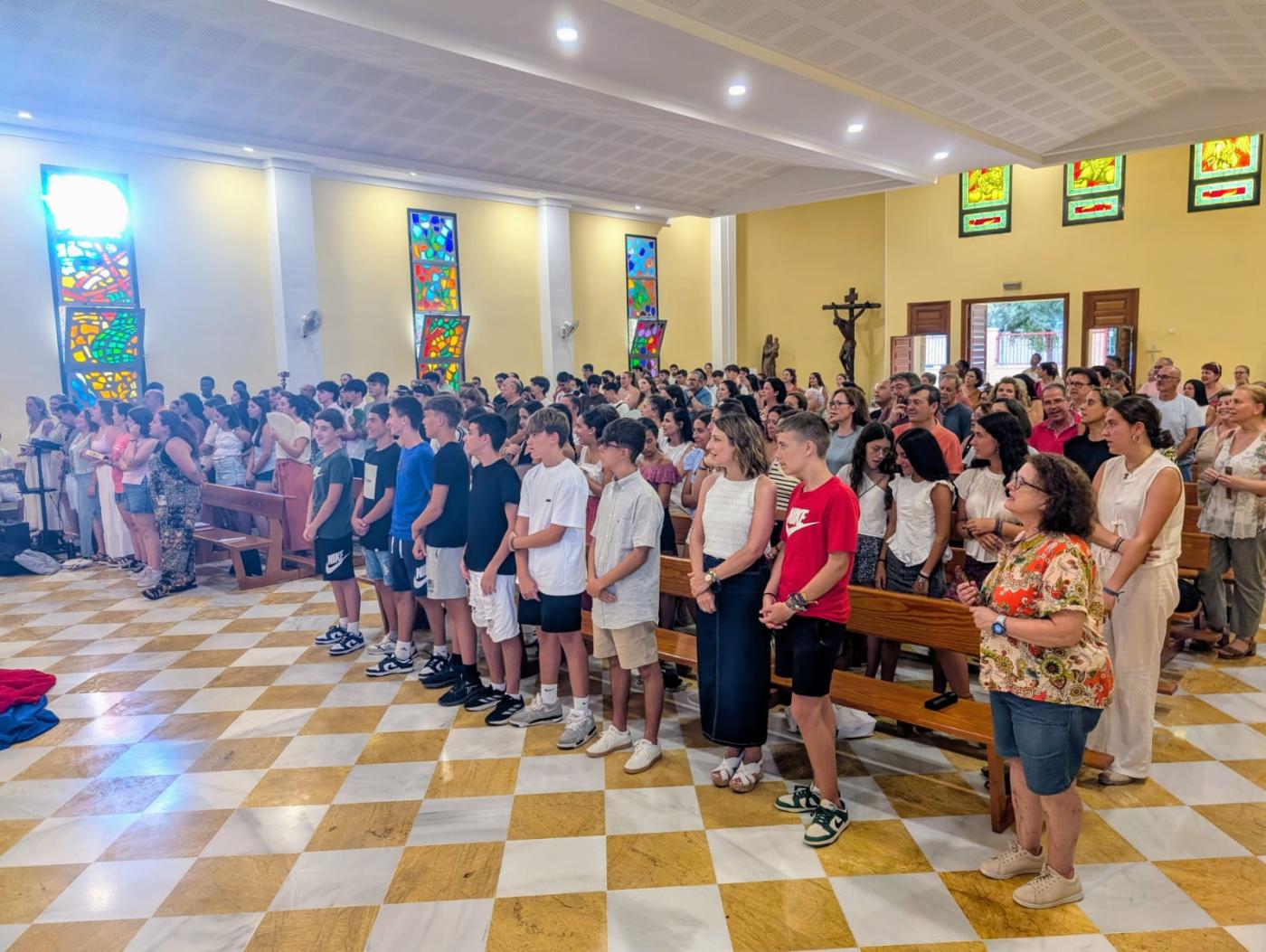 MIsa de acción de gracias en la parroquia de San Ramón Nonato