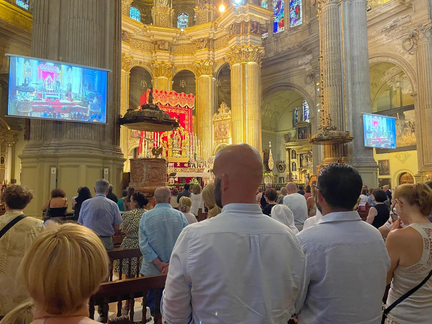Novena a la Virgen de la Victoria en la Catedral de Málaga